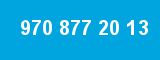 970 877 20 13 970 877 20 13